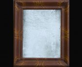 Mirror with Paint Decorated Frame